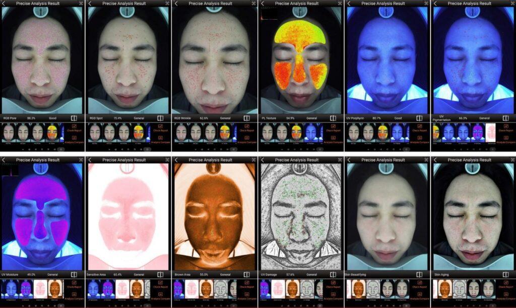 Analysis Skin Smart Mirror - chawispon